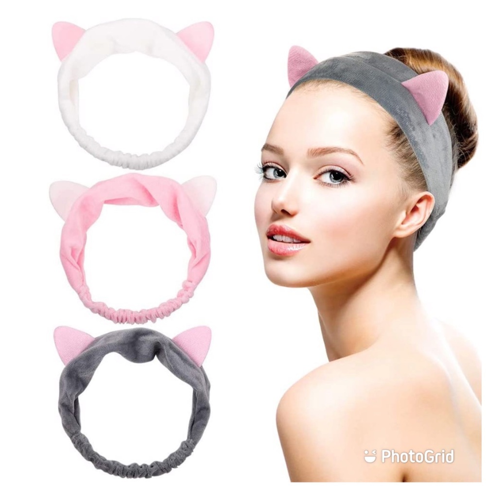 NWT cat ears headband comes in pack of 3